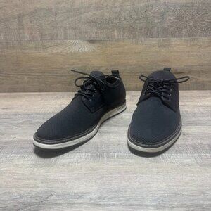 Vince Camuto Eero Black Textile Oxford Shoes Men's Size 11